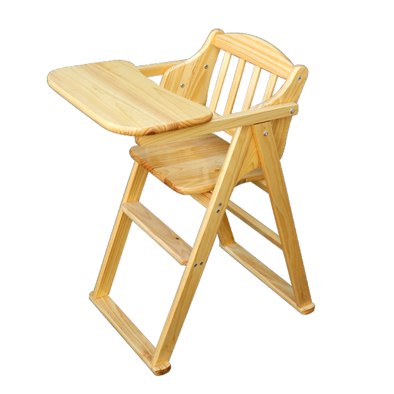 宝宝餐椅儿童餐桌椅子可折叠便携式婴儿椅子实木商用bb凳吃饭座椅