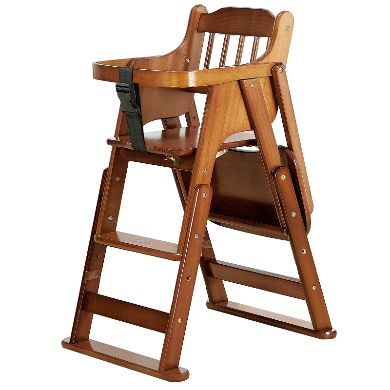宝宝餐椅儿童餐椅实木家用吃饭婴儿餐桌椅子多功能便携可折叠升降