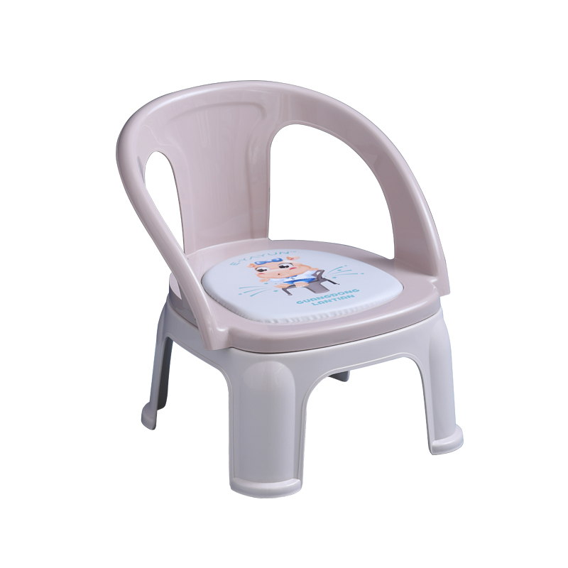 塑料儿童餐椅叫叫椅放屁凳子宝宝吃饭椅防滑板凳卡通幼儿靠背椅子