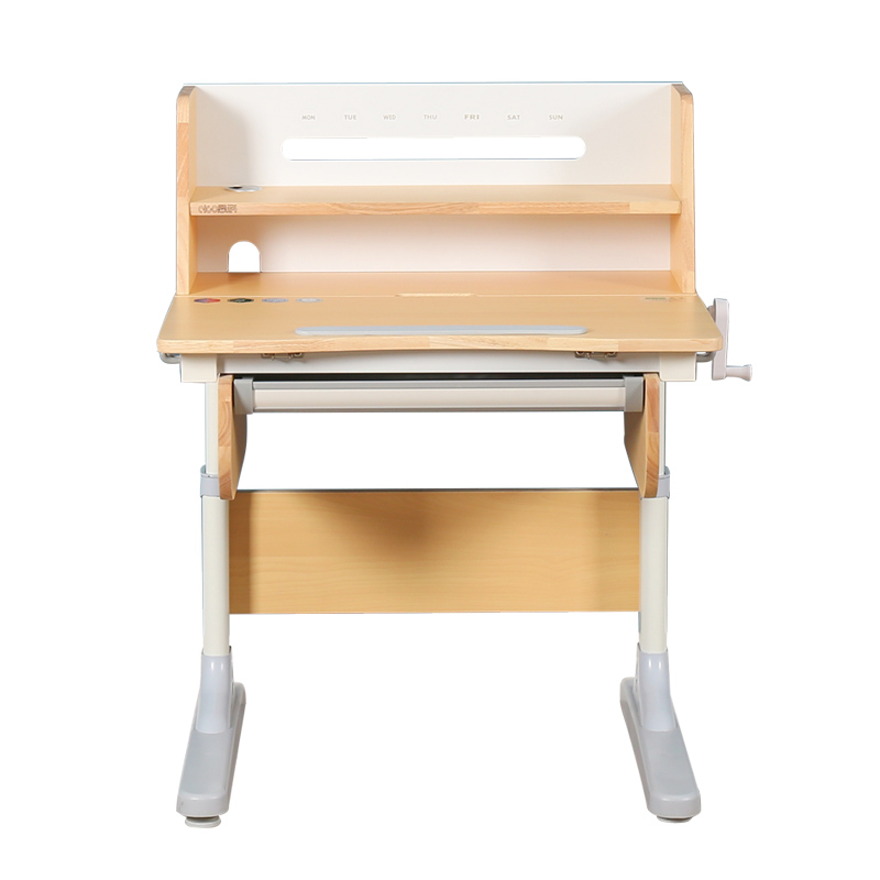cico思科实木儿童学习桌小户型80cm长升降小学生书桌椅套装小户型