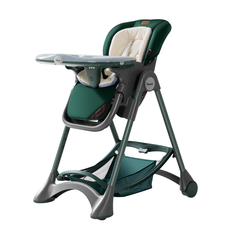 Pouch婴儿餐椅宝宝餐桌椅可折叠多功能智能早教儿童吃饭椅宝宝椅
