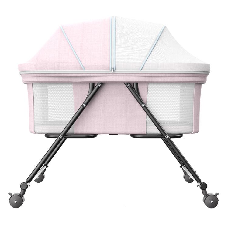 婴儿床可移动多功能宝宝床儿童bb床便携小床拼接大床可折叠摇篮床
